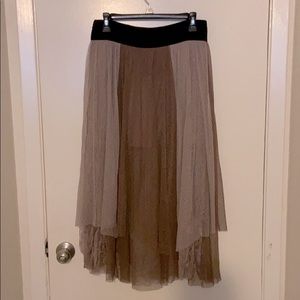 Free People Lace Skirt with slip attached